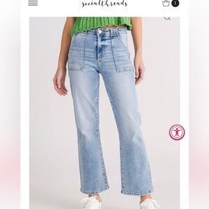 Risen Rosie Ankle Flare Jeans